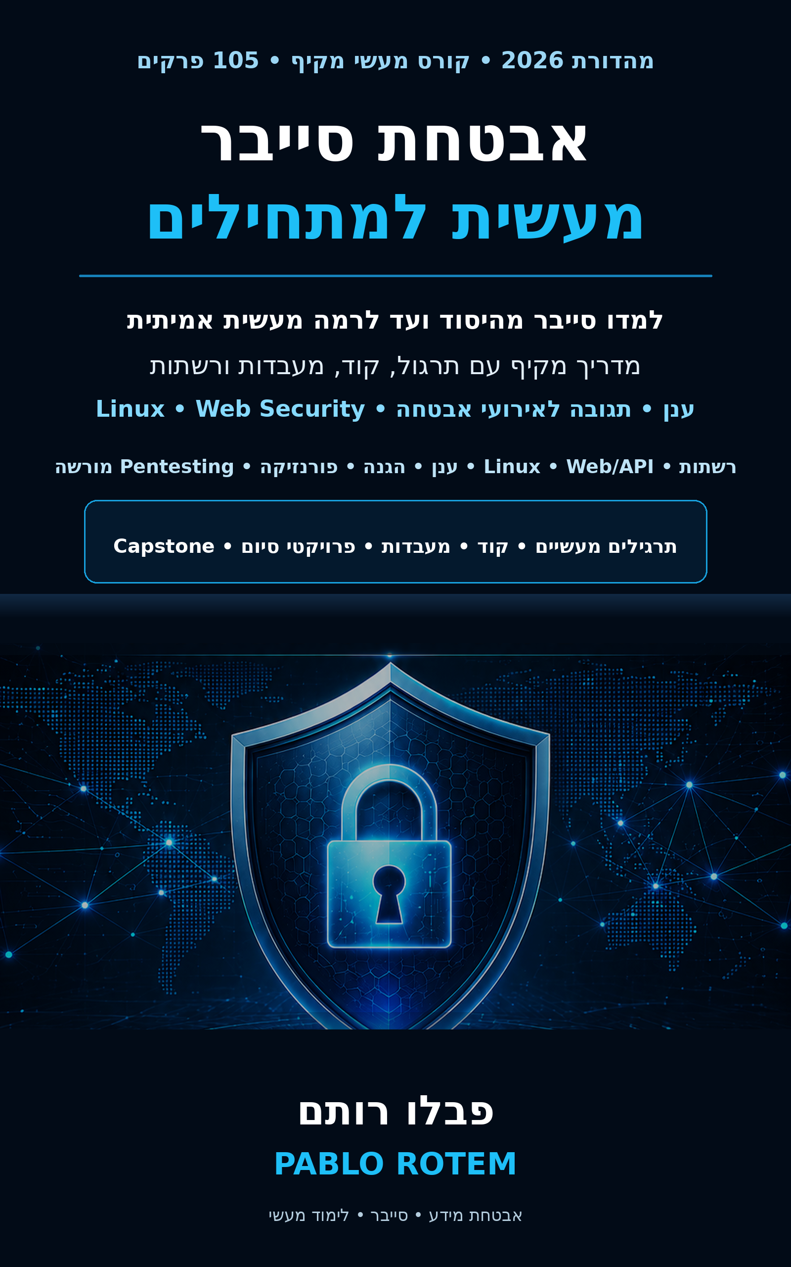 אבטחת סייבר מעשית למתחילים